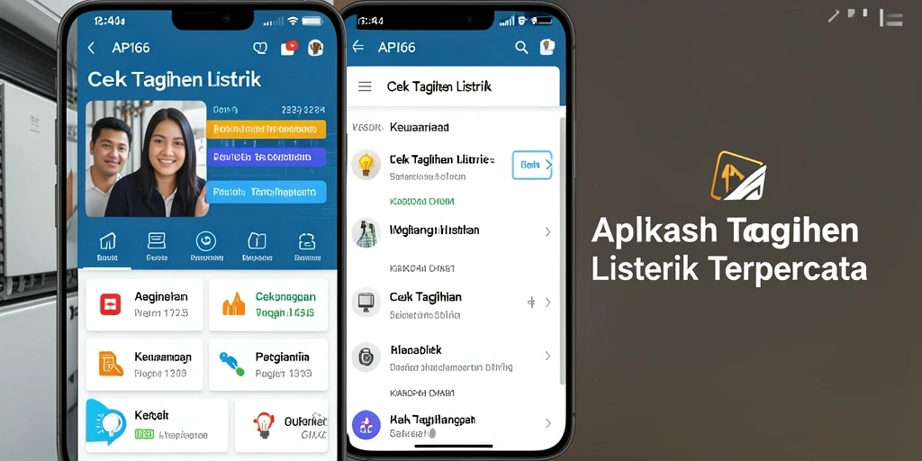 Antarmuka pengguna API66 untuk cek tagihan listrik yang intuitif.