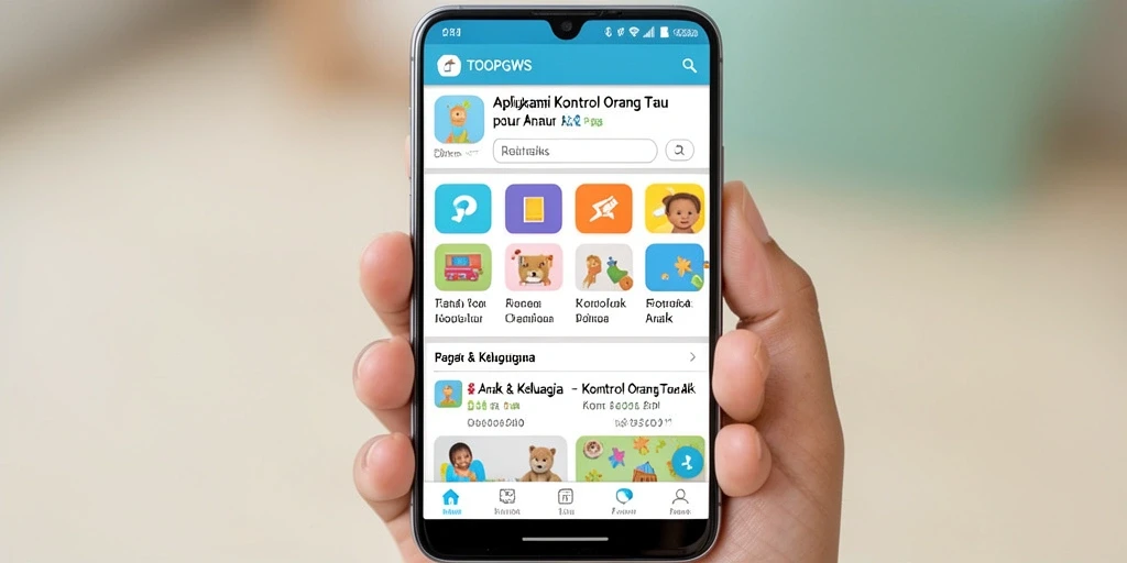Tampilan antarmuka pengguna TOOPGWS yang intuitif dan informatif.